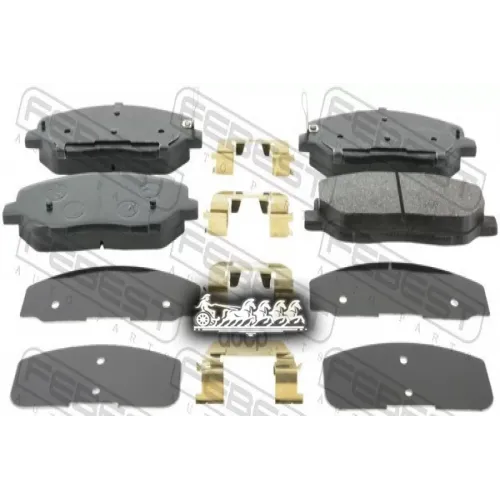 Колодки Тормозные Передние Комплект Hyundai Santa Fe 10 (2010-) [Gen] Febest 1201-SANF