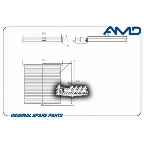 Фильтр Салонный AMD 
