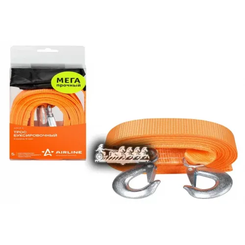 Трос Vip Буксировочный Лента 5 Т. 5 М С Сумкой AIRLINE 