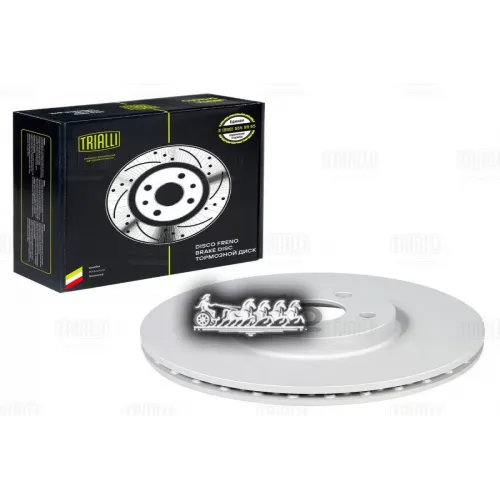 Диск Тормозной Land Rover Discovery Sport 15-/Evoque 11- Передний D 325Мм(Окраш) Trialli DF 190424