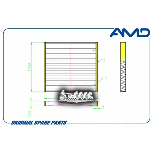 Фильтр Салона Geely Mk -14 AMD 