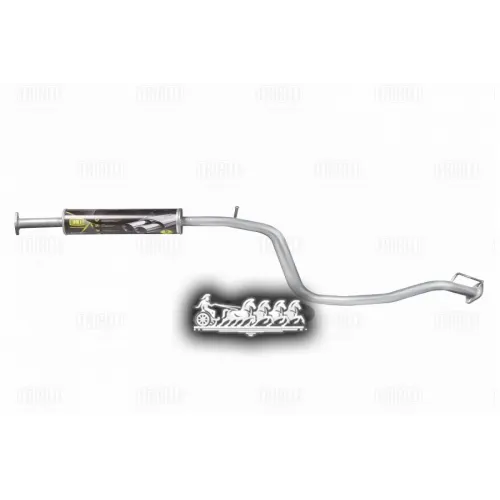 Резонатор Chery Bonus (11-) (Алюм. Сталь) Trialli 