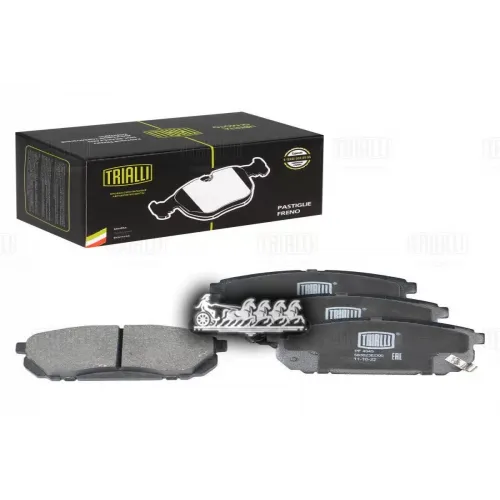 Колодки Тормозные Дисковые Зад Trialli 