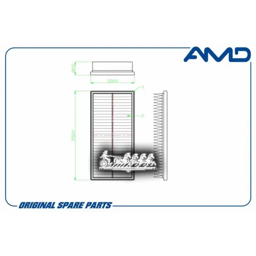 Фильтр Воздушный Mb S(W222) AMD 