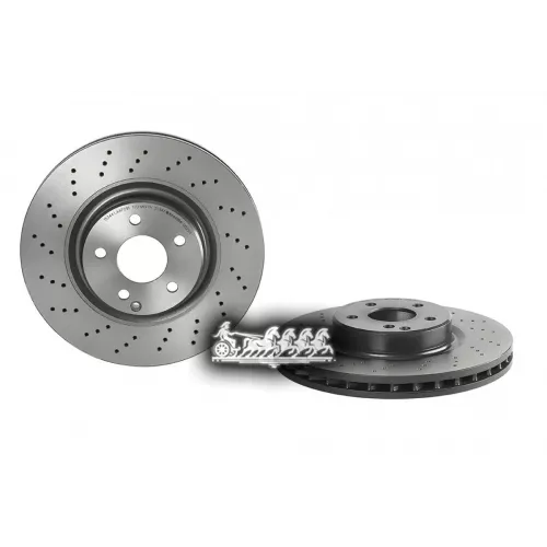 Диск Тормозной Mb W211/R230 02- 2.8-5.0 Перед.вент. D=330 Brembo 