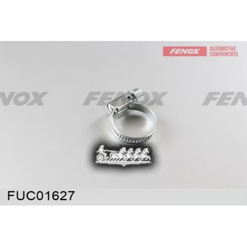 Хомут Червячный 16-27-Х Оцинкованный FENOX 