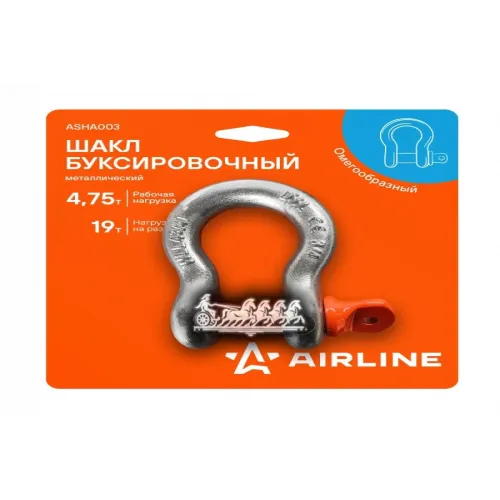Шакл Буксировочный Металлический 475 Т / 19 Т (Шакл) AIRLINE 