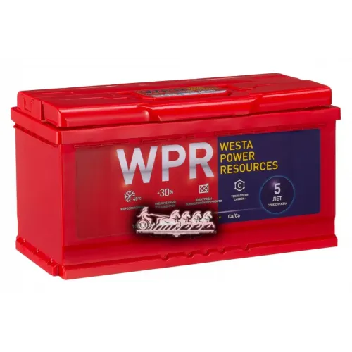 Аккумулятор 6Ст-100Vlr 100Ah 910A 353Х175х190 Полярность 0 WPR battery 