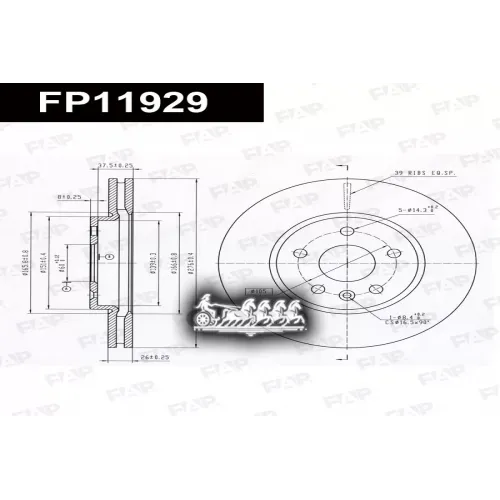 Диск Тормозной Gm Aveo 1.2-2.0Cdi FAP 