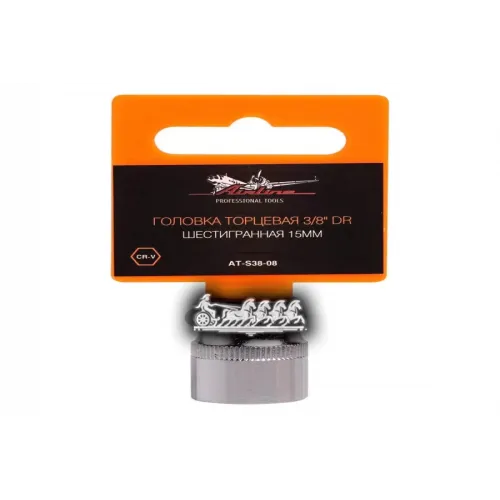Головка Торцевая 3/8 Dr Шестигранная 15Мм (At-S38-08) AIRLINE 