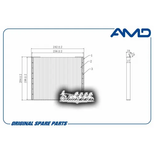 Фильтр Салона Hyundai Elantra Hd AMD 