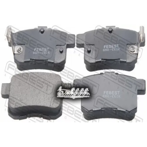 Колодки Тормозные Задние Комплект Febest 0301-CU2R