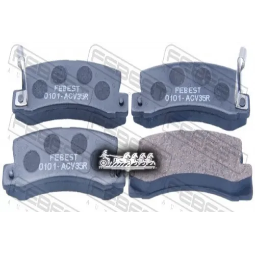 Колодки Тормозные Задние Febest 0101-ACV35R