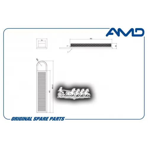 Фильтр Воздушный AMD 