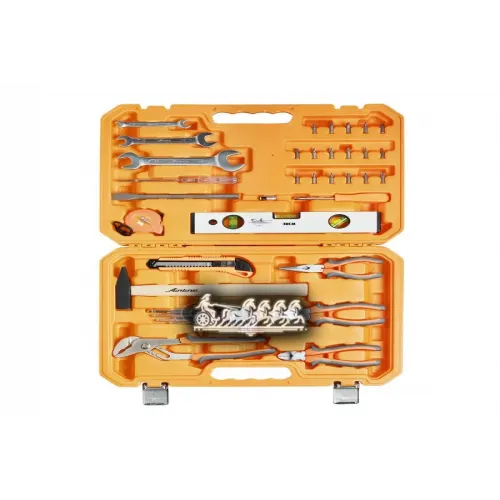 Набор Инструментов Домашний Мастер 41 Предмет + Фонарь. Пласт.кейс AIRLINE 