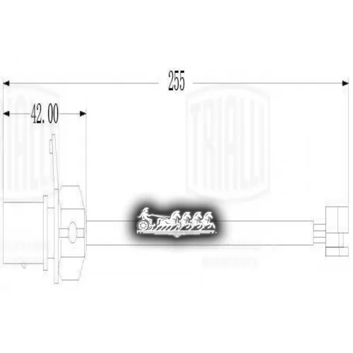 Датчик Износа Торм. Колодок Audi A6 11- Перед. Trialli 