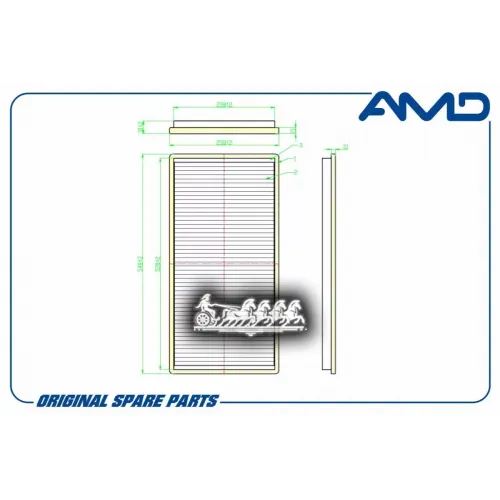 Фильтр Салона Угольный AMD 