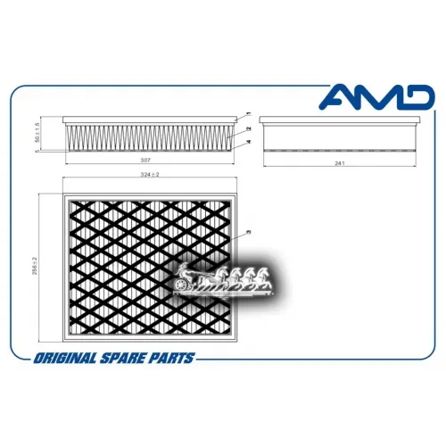 Фильтр Воздушный Bmw X5(E70)/X6(E71) 07- 3.0/4.8 AMD 