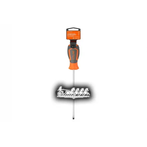 Отвертка Шлицевая Sl3.0x150мм С Эргономичной Рукояткой Магнитная, Пласт.подвес AIRLINE 