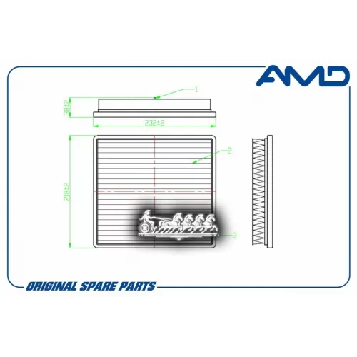 Фильтр Воздушный AMD 