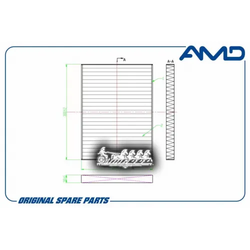 Фильтр Салона Угольный AMD 