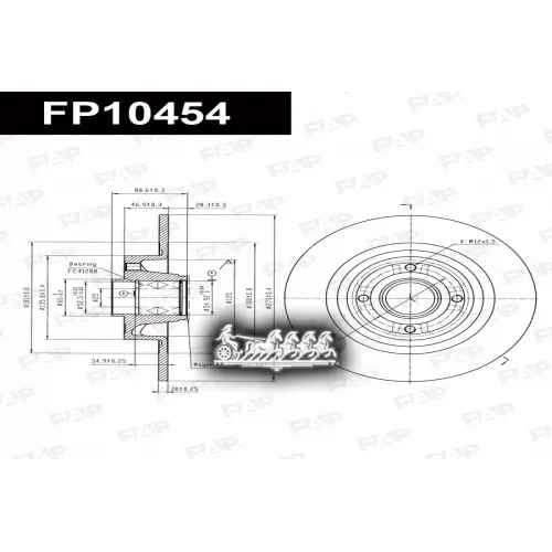 Диск Тормозной Renault Space Runner 99- 2.0/2.4Gdi FAP 