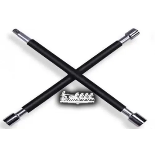 Ключ Баллонный Крестовой 17Х19х21х22мм Pro 400Мм Обрезиненные Рукоятки AIRLINE 