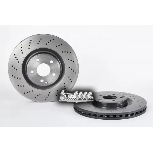 Диск Тормозной Mb C218 11- Перед.вент.(С Перфорацией) D=344 Brembo 