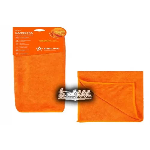 Салфетка Из Микрофибры Оранжевая (35*40 См) AIRLINE 