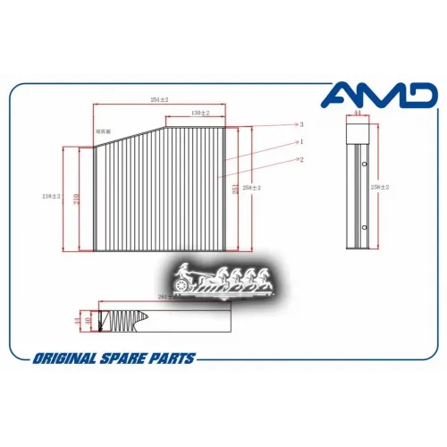 Фильтр Салона Mb A(W176)/B(W246) 11- 1.6/2.0/2.5 (Угольный) AMD 