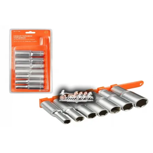 Набор Головок Торцевых 1/2 Dr Шестигранных 7Пр.глубоких(10.12.14.15.17.19.22Мм) AIRLINE 