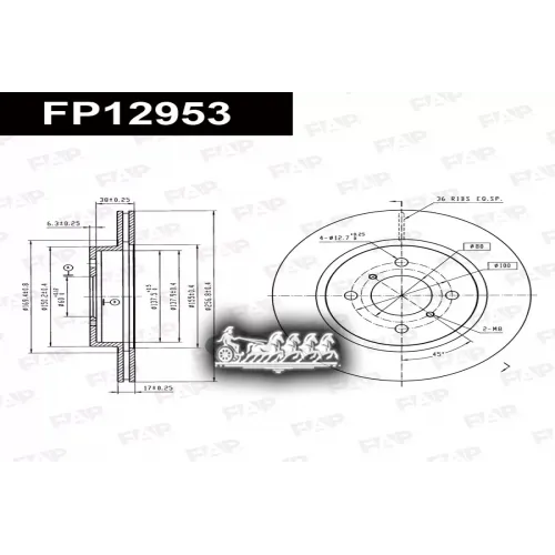 Диск Тормозной Chery Bonus FAP 
