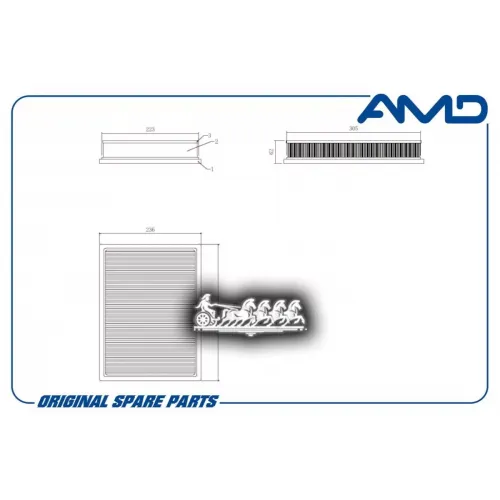 Фильтр Воздушный AMD 