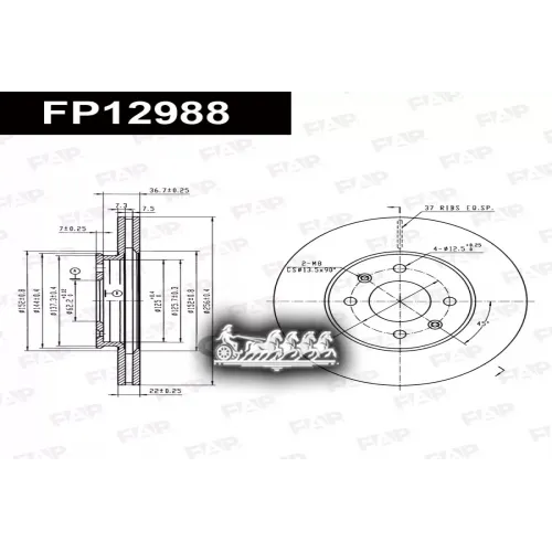 Диск Тормозной Hyundai/Kia Solaris/Accent 10- FAP 