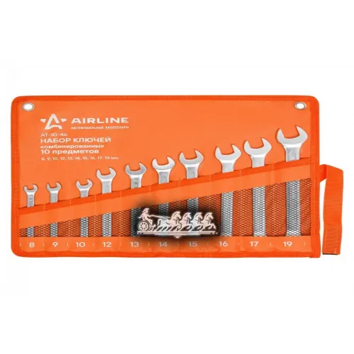 Набор Ключей Комбинированных Pro 10Пр. (8-19Мм) Сумка AIRLINE 