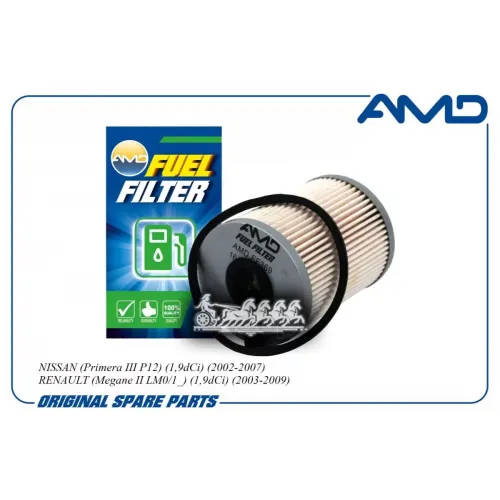 Фильтр Топливный Nissan Primera -07 AMD 