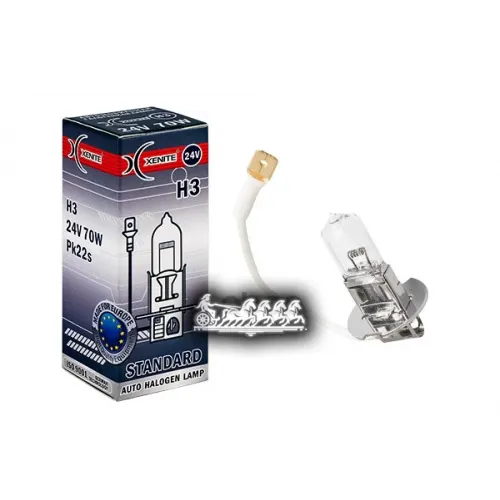 Галогенные Лампы (12V) H3 Standard (24V) (Упаковка 1 Шт.) Xenite 
