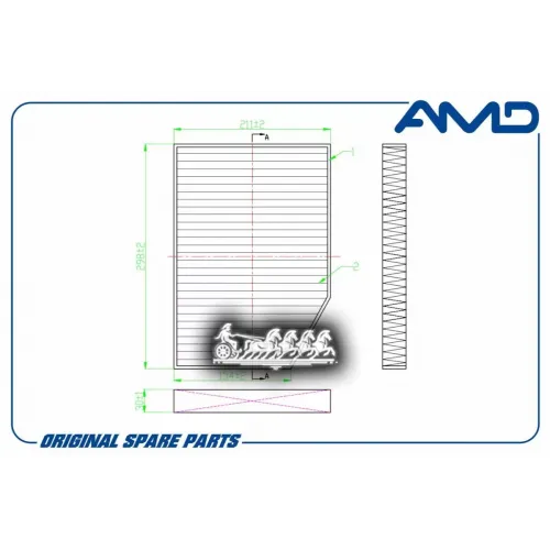 Фильтр Салонный AMD 