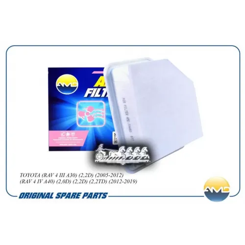 Фильтр Воздушный Toyota Rav 4 05- 2.0D-2.2D/2.2Td AMD 