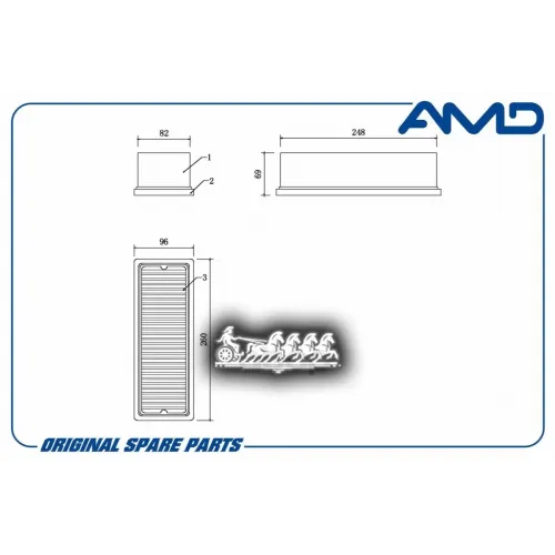 Фильтр Воздушный AMD 