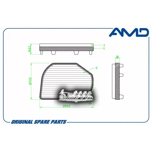 Фильтр Салонный AMD 