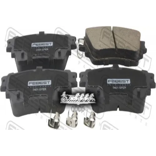 Колодки Тормозные Задние Febest 0401-GFER