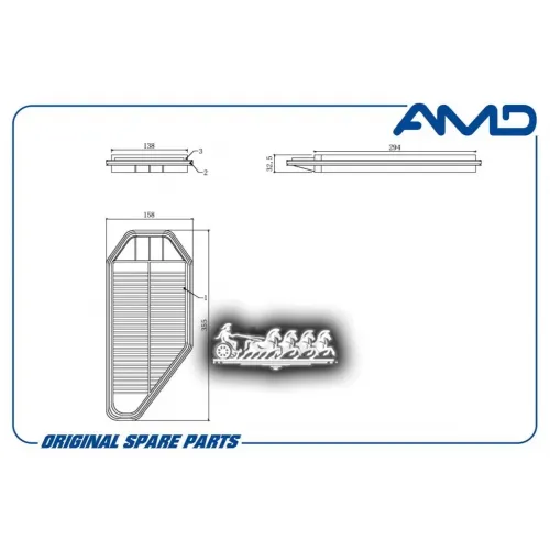 Фильтр Воздушный Gm Spark 10- AMD 