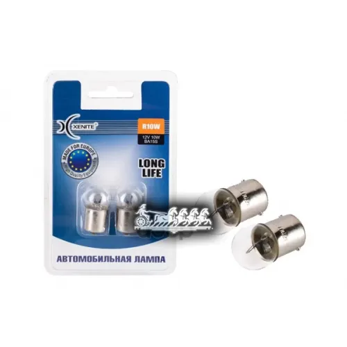 Лампа Накаливания R10w (Long Life) 12V (Блистер 2 Шт.) Xenite 