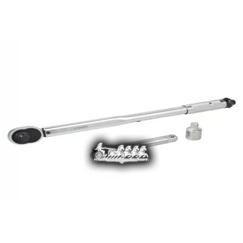 Ключ Динамометрический 1/2 40-210Нм, Набор 2 Пр. (Адаптер 3/8, Удл. 1/2 125Мм), Кейс AIRLINE 