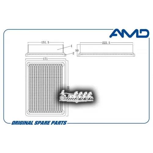 Фильтр Воздушный AMD 