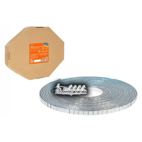 Груз Балансировочный Самоклеящийся Стальной 5Гр 1000Шт. Катушка Прямые Углы AIRLINE 