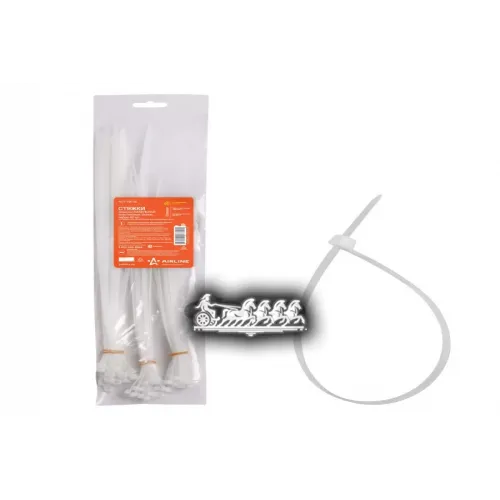 Стяжки (Хомуты) Кабельные. Пластиковые. Набор 60Шт.(3.6*250Мм-20Шт/3.6*300Мм-20Шт/4.8*350Мм-20Шт) AIRLINE 