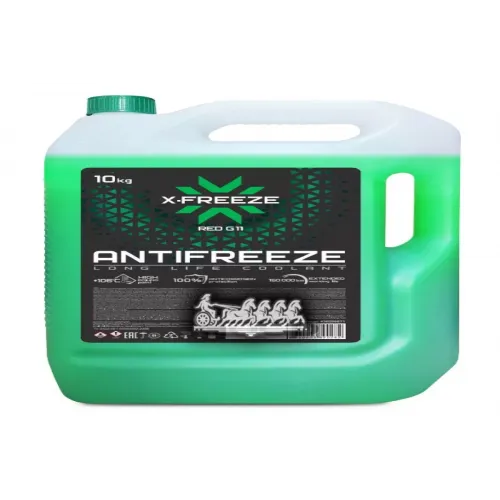 X-Freeze G11 Green Антифриз Готовый Зеленый (10L) X-FREEZE 
