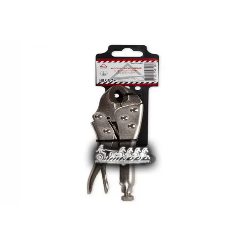 Клещи Зажимные С Фиксатором 175 Мм С Полукруглым Захватом ARNEZI 